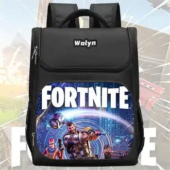 School Backpack with Multi Compartment ,Large Cartoon Fortnite School Bags For Boys & Girls,Durable Child Backpack for Aged 6-10 1