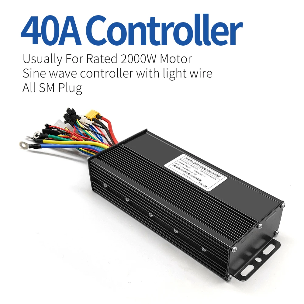 Regolatore Onda Sinusoidale Per Ebike 36V/48V/52V KT 35A WP/SM - Controllore Per Motore Brushless 1500W