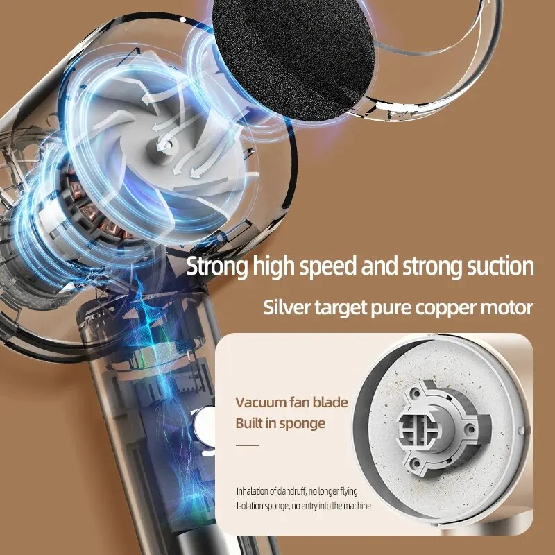 Brosse électrique exfoliante pour pédicure à domicile, ponçage du cuir des pieds, affichage de la puissance, chargement, retrait des petites peaux mortes_voghion.com