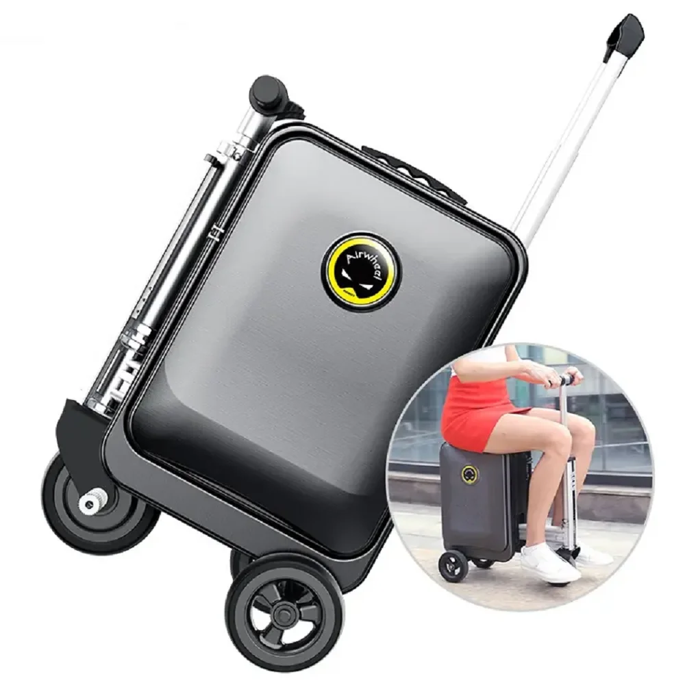 

Airwheel 20 Inch SE3S Electrical Luggage Suitcase Riding Max Load 110 Kg Capacity Top Speed 13Km/H Travel mobility LantSun