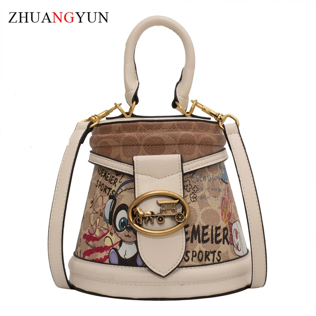 2023 Luxury Design Women Leather Handbags and Purse Fashion Crossbody Bags  for Women Graffiti Handbags Shoulder Bags Women Bag