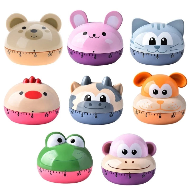 

Animal Timer Digital Kitchen Countdown Clock Cute Animal Alarm Clock for Time Management Tool for Children & Adult Nice