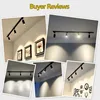 1M 0.5M LED Track Light Rail 2 Wire Electrified Rail With Spots Led Track Lamp for Clothing Store Home Lighting Rails Spotlight 6