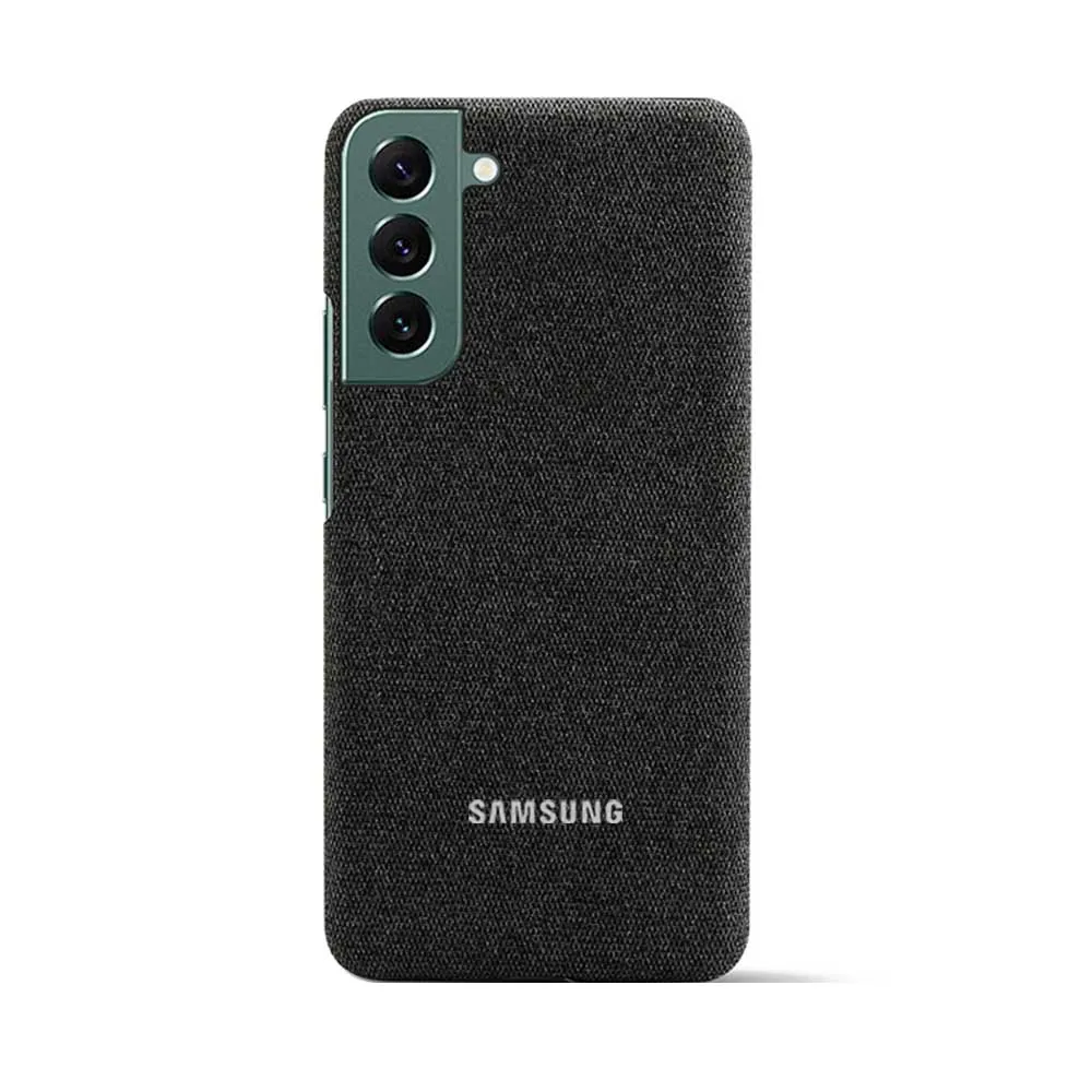 Luxury S22 Samsung Galaxy S22 Ultra Cloth Texture Fitted Phone Case Fabric Back Cover For Samsung S20 S21 FE S22 Plus Shell samsung galaxy s22+ case