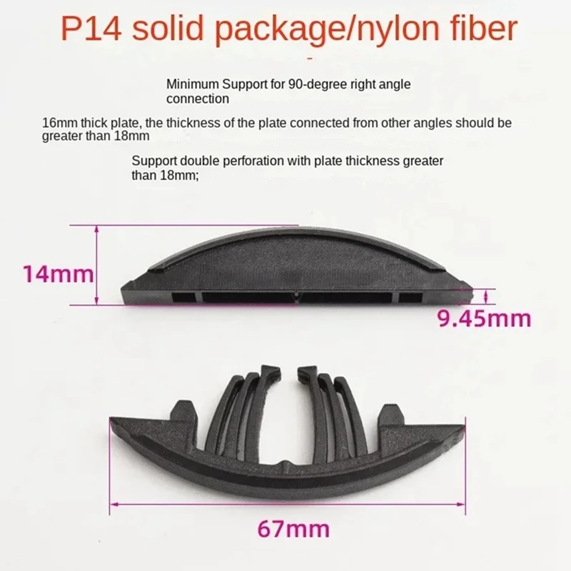 50Pairs Woodworking Lamino Woodworking Fastener 2-In-1 Fastener Connector Reusable Accessories