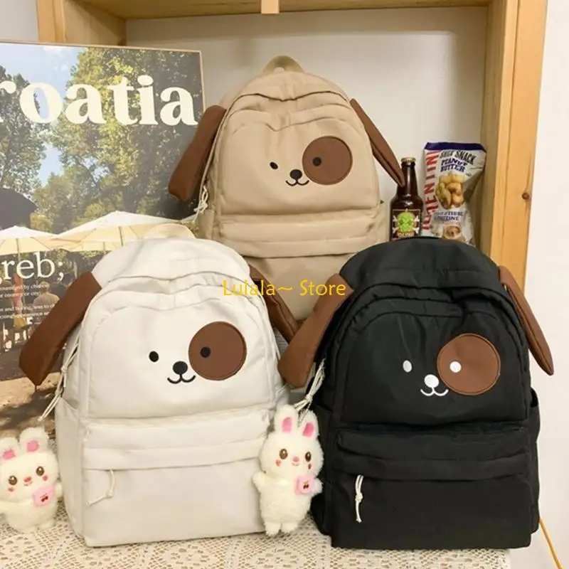 【support】 Y4QA Playful Large School Backpack Nylon College Laptop Backpacks School Bag.