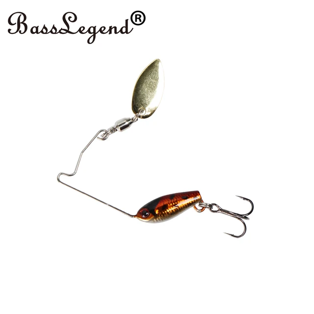BassLegend Fishing Lure Area's Metal Blade Shad Tailspin Micro