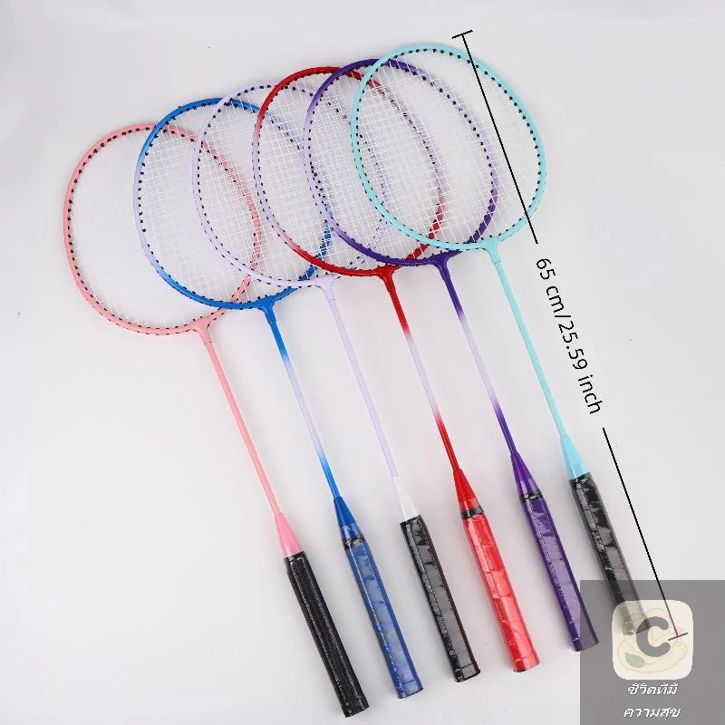 Leichtes Einsteiger-Trainingsset für Tennis/Badminton mit Tasche.