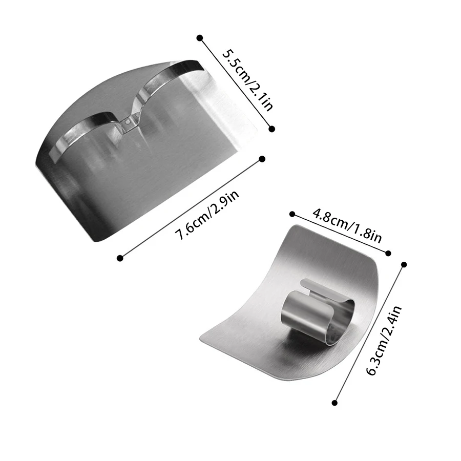 Stainless steel finger protector Cutting meat and vegetables finger safety fingerboard multi-functional kitchen tool accessories Kitchen
