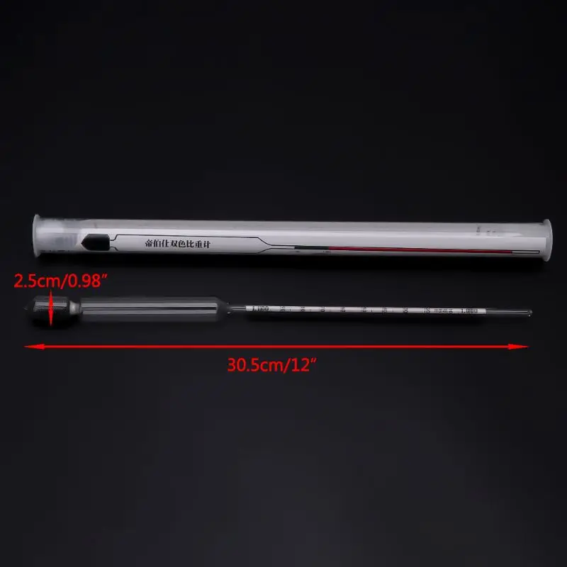 ATATMOUNT Triple Scale Hydrometer for Home Brewing Making Beer Wine Mead Ale Craft Cider 