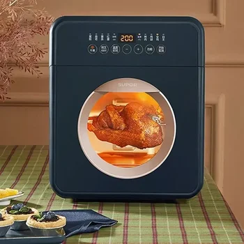 Friggitrice ad aria multifunzionale per uso domestico di grande capacità - Frittura automatica senza olio con forno visivo trasparente 1