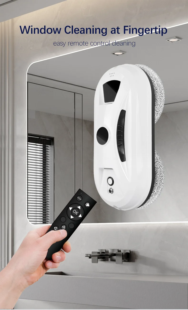 Window Cleaner Robot Automatic Cleaning with Intelligent Path Planning Edge Dete