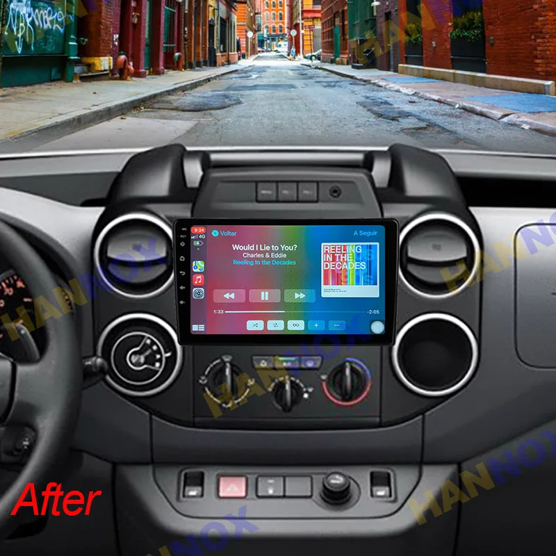 Pantalla Táctil radio Android Auto Carplay Citroen Berlingo / Peugeot  Partner 2008 - 2019 – RProjekt