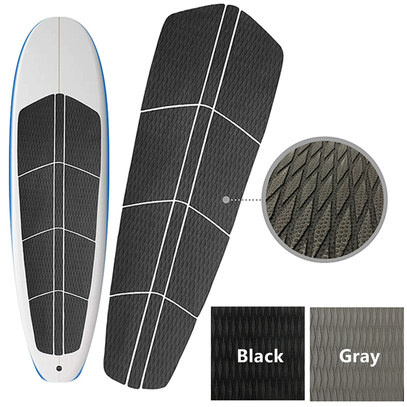 900x2400x5mm EVA Foam Boat Floor Mat Faux Teak Decking Sheet Marine Carpet Self-Glue for Yacht Kayak Motorboat RV Swimming Pool