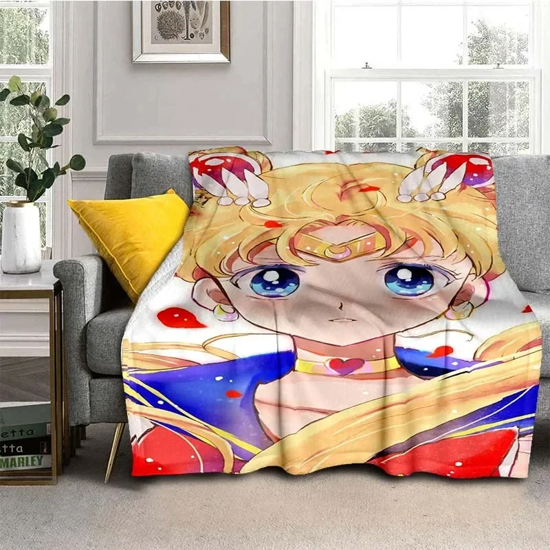 

Moon Girl blanket for beds,Flannel thin blanket for summer, Anti-Pilling cooling blanket,Portable picnic blanket