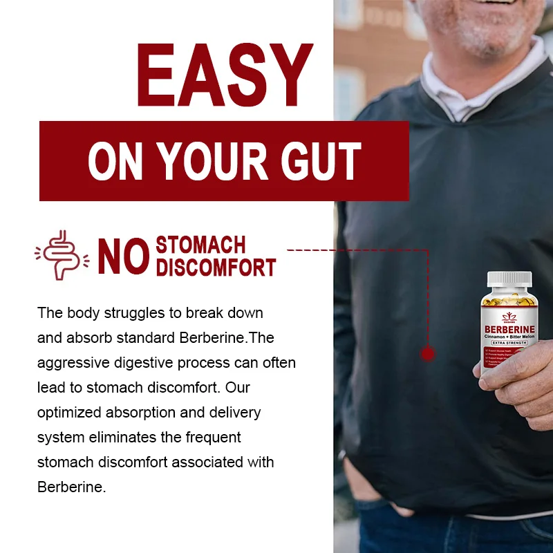 Berberine Ceylon Cinnamon Bitter Gourd Supplement Promotes Liver Function Intestinal Health