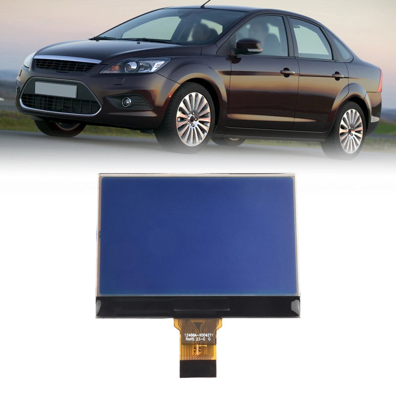 

1 1 1 1 1pcs LCD Display Screen For Ford Focus C-Max Galaxy Kuga Instrument Cluster Dashboard Car Screen Dashboard Pixel Repair