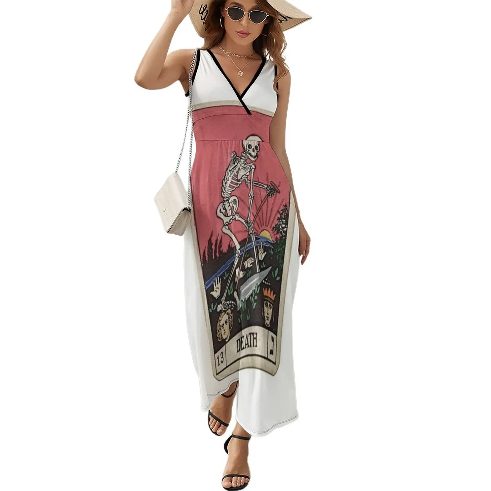 

Death Tarot Sleeveless Dress dresses women summer 2024 elegant dresses plus sizes Long dresses Woman fashion