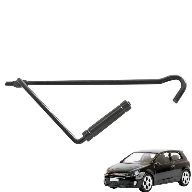 

Car Jack Wrenches Dual-Purpose Car Tire Wrench Hand Repair Tool With Ergonomic Handle Scissor Jack Garage Tire Wheel Lug Wrench