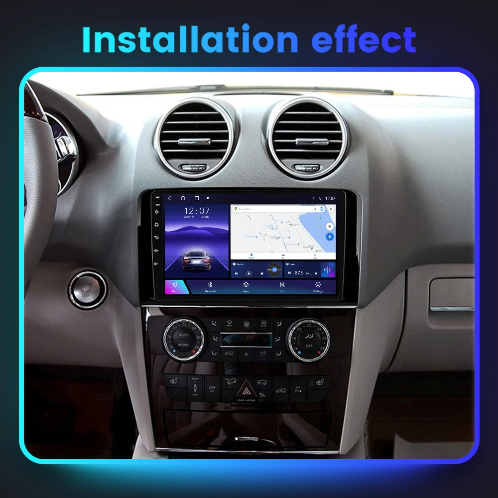 Car Radio For Mercedes Benz ML GL W164 ML350 ML500 GL320 X164 ML280 GL350 GL450 Multimedia GPS Video Player Carplay Android auto