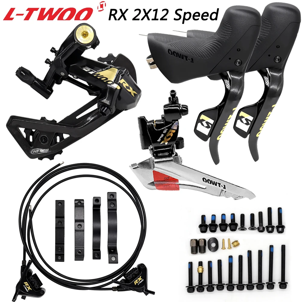 

LTWOO RX 2X1 2-скоростной дорожный фридный тормозной рычаг переключения передач из углеродного волокна/алюминиевого сплава 24s 24v велосипедные запчасти