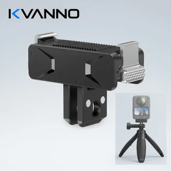 KVANNO PA-JD01 Adattatore Magnetico a Due Artigli per Action Camera, Accessori per DJI OSMO 360/Action 3/4/5 Pro con Interfaccia a Doppia Artiglio