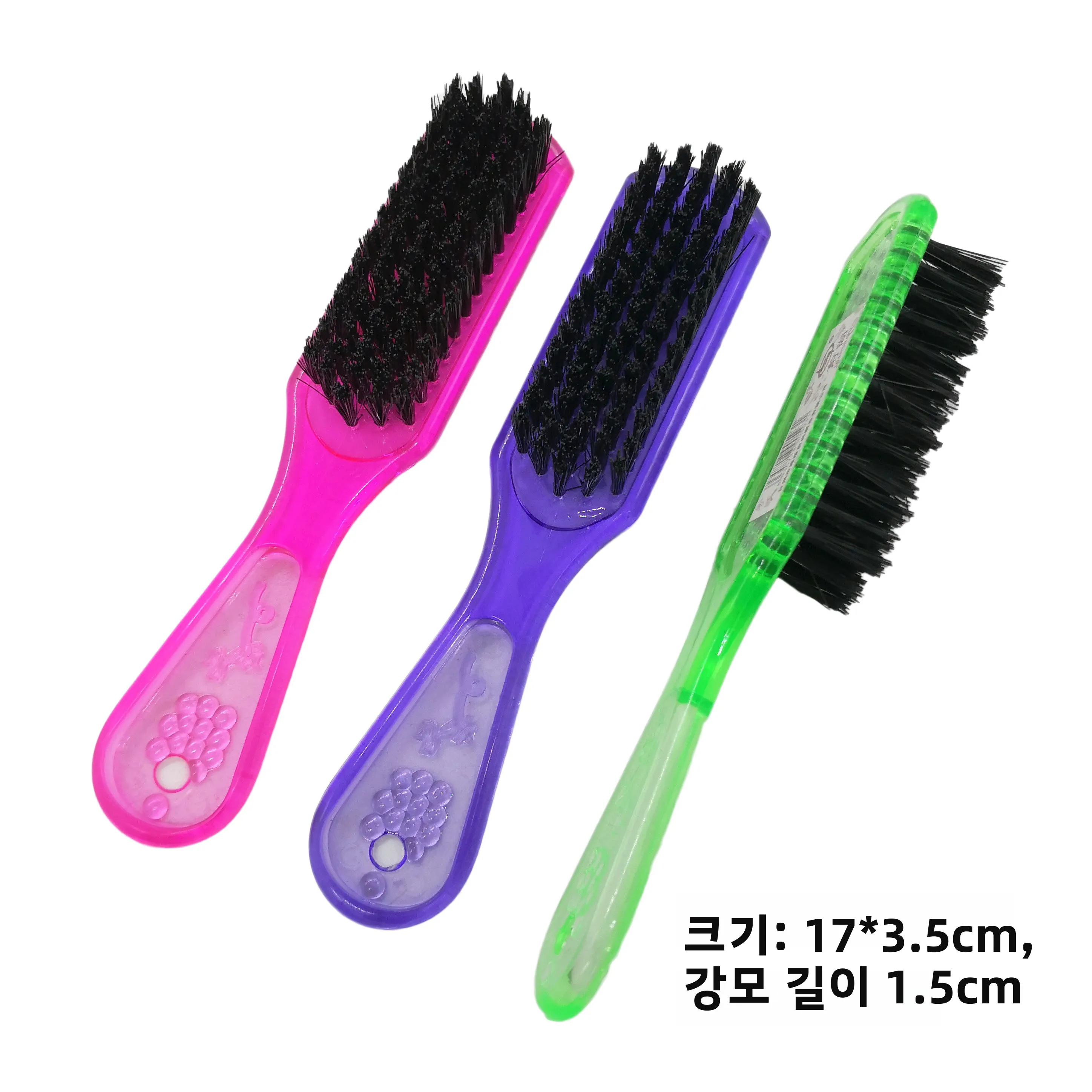 투명 플라스틱 손잡이 신발 브러쉬 세탁용 신발 클리너 긴 손잡이 보드 브러쉬 손잡이 포함 2502 가정용 청소 도구