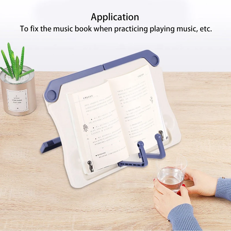 Folding Tabletop Music Stand ABS Sheet Music Holder Applicable For Guitar Piano Violin Universal Musical Instrument