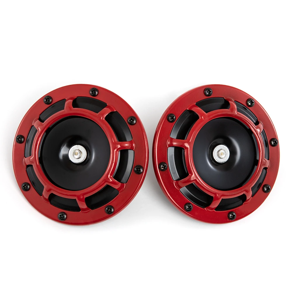 2 teile/satz Universal Hella Super Laut Kompakte Elektrische Explosion Ton Air Horn Kit 12V 115DB Für Motorrad Auto – Detail 7