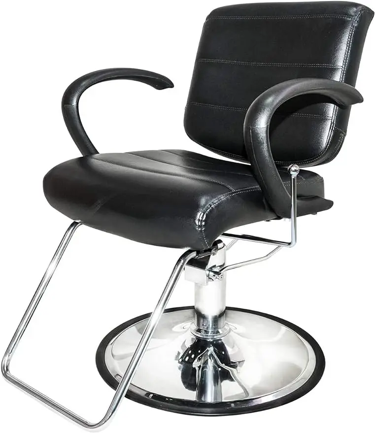 Chromium 'Kyler' Professional All Purpose Chair [2043] by PureSana, Sealed Hydraulic Pump, Rotates 360 Degrees, Premium Vinyl Se cdrq2bs10 90 cdrq2b15 20 30 180 thin rotary oscillating cylinder rotates 90 degrees and 180 degrees cdrq2bs10 90 cdrq2b15 180