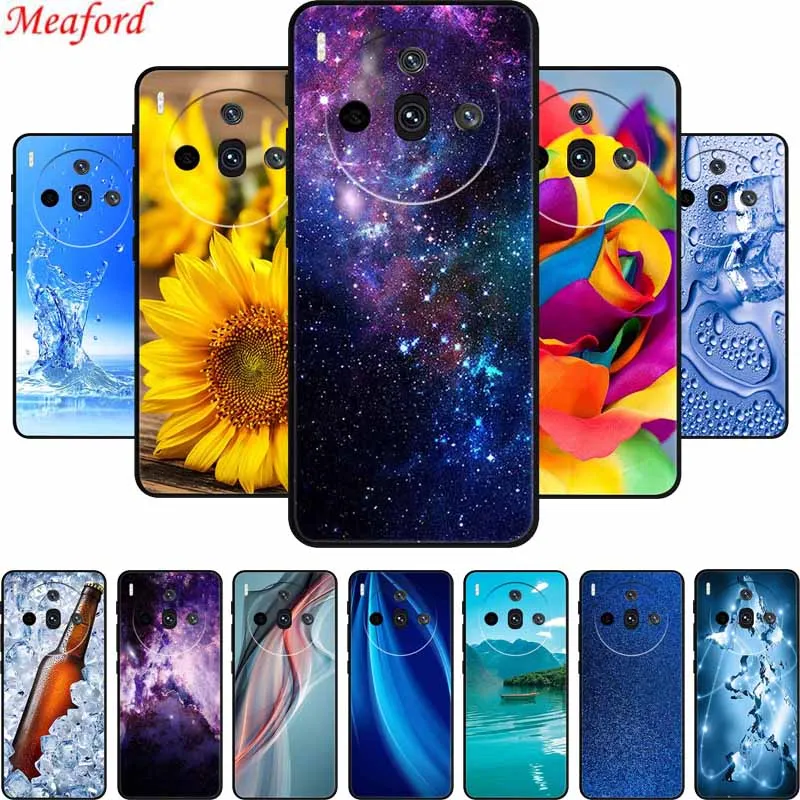 Sleek Black Silicone Fashion Phone Case – 6.78 Soft Back Cover