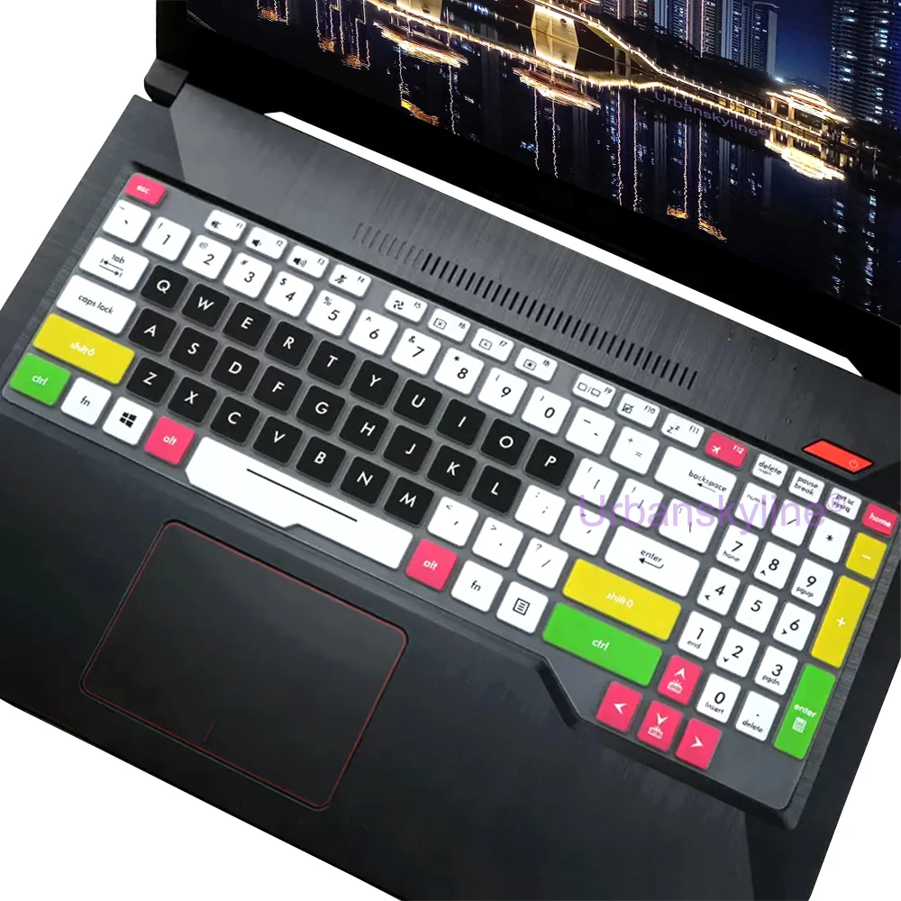 Funda de teclado para ASUS TUF Gaming F15 FX507ZM/ZC FX507VU FA507UI/UV
