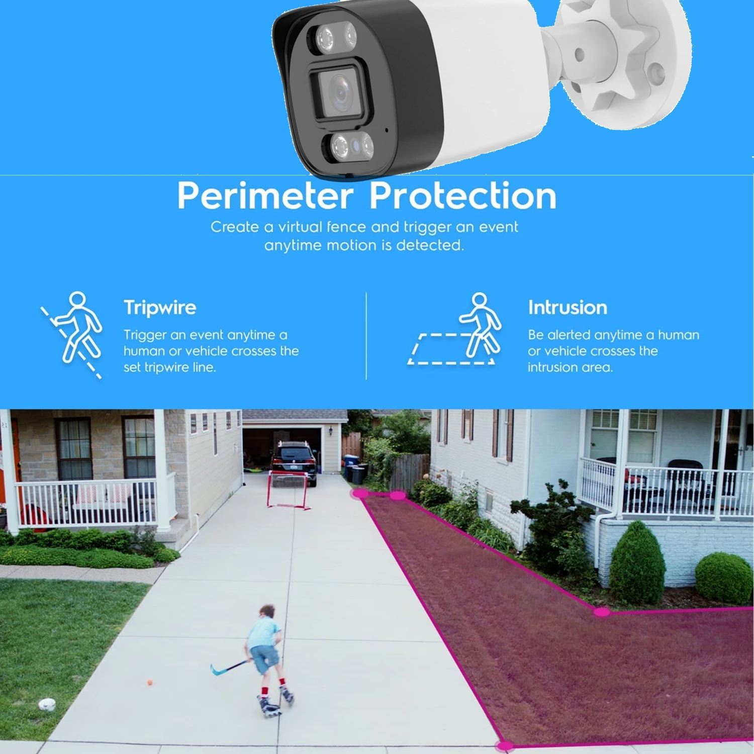 XM 5Mp AI Ip Camera Poe Cctv Security Camera H.265+ Outdoor Waterproof Audio Video Surveillance For Nvr System Xmeyepro 5