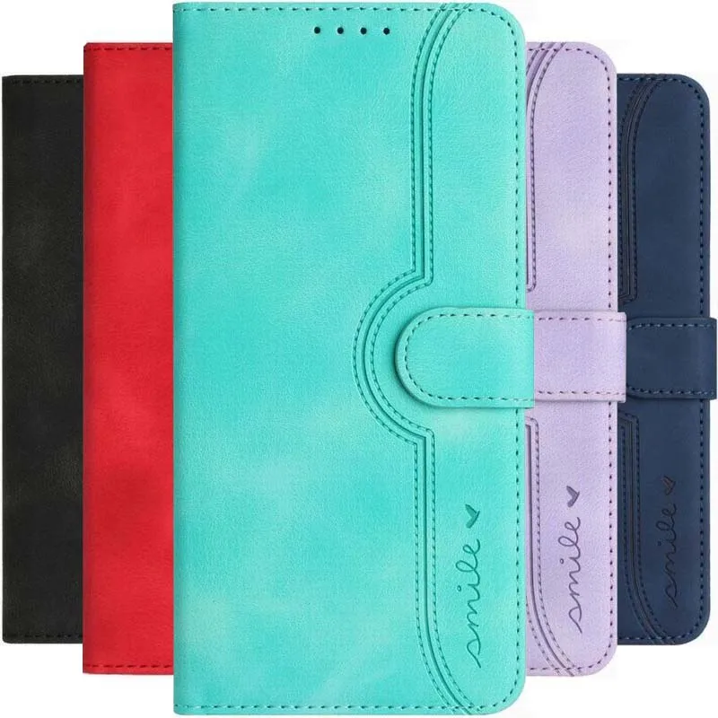 

Lovely Book Style Case For Samsung Galaxy A21S A22 A23 A30 A30S A31 A32 A33 A34 5G A20 A20E A21 Single Color Protect Cover P16F