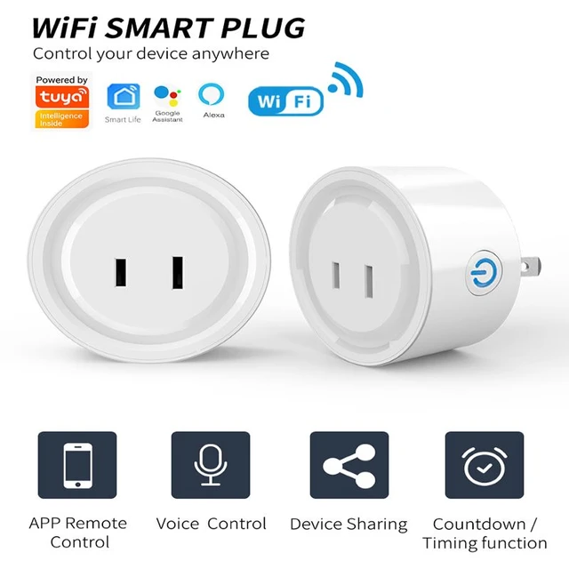 WIFI Smart Plug US Timing Wireless Outlet Control Function Plug by Ewelink  App