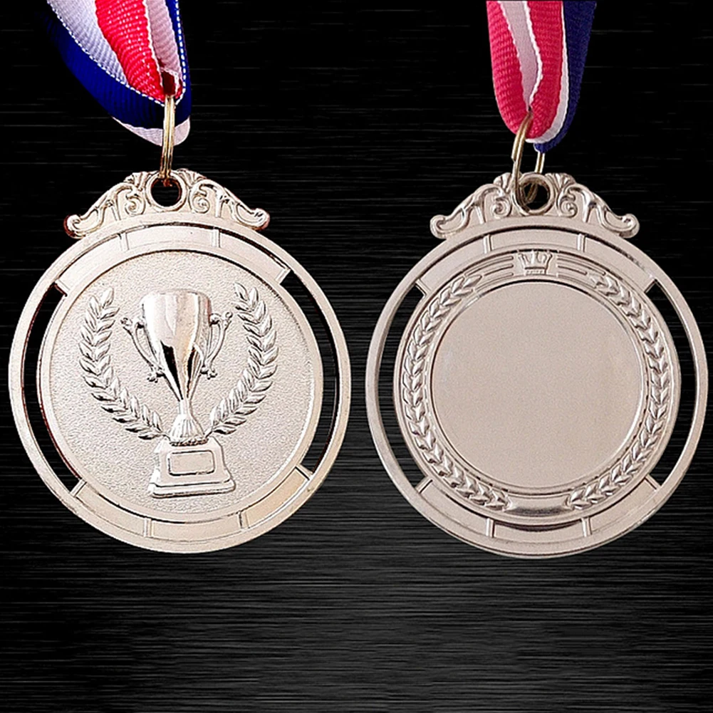 Gold Silver Bronze Metal Award Medals Football Competitions Winner Encourage Badge Prizes For Kids Sports Academics