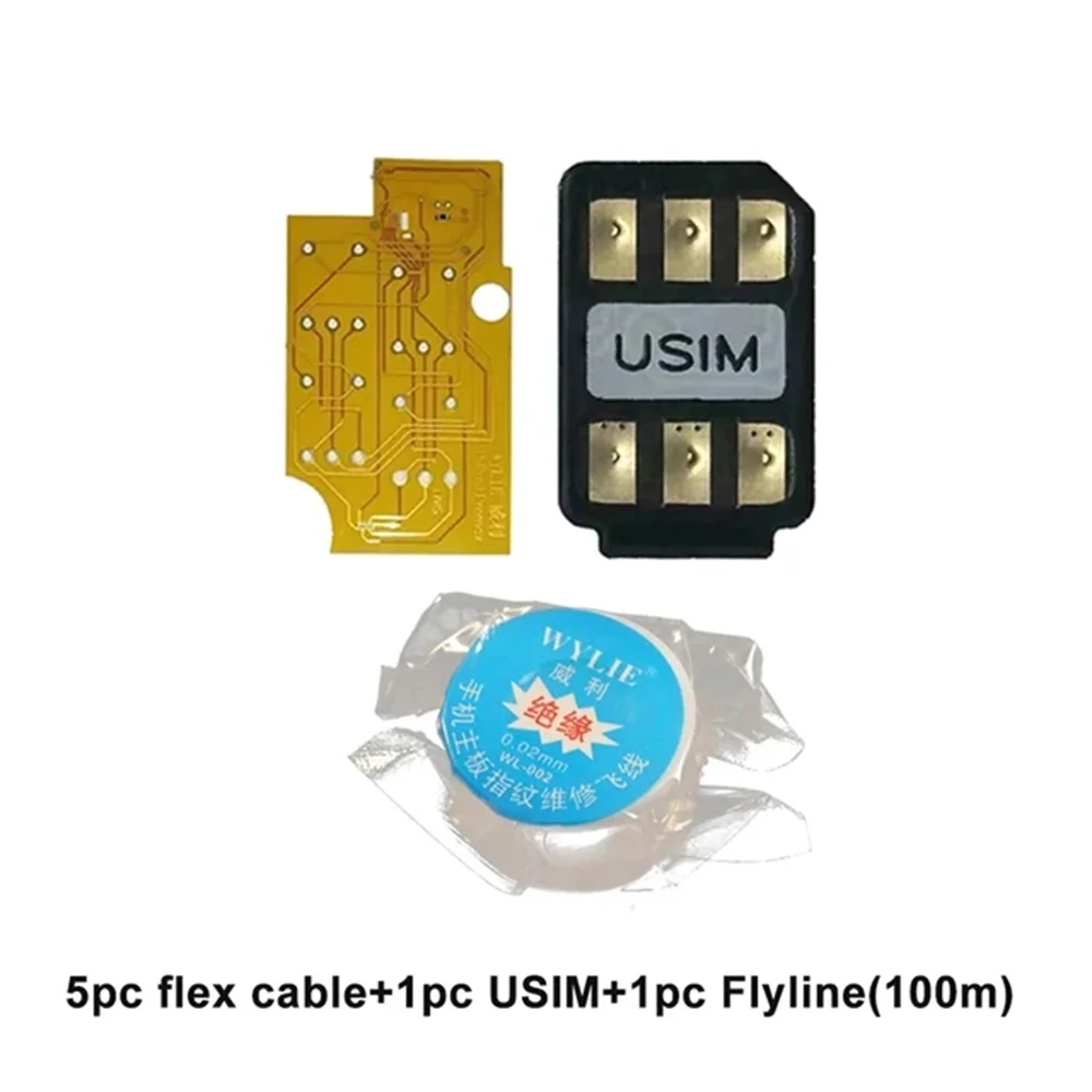 WYLIE 아이폰 16 프로 15 플러스 프로 맥스용 싱글 투 듀얼 내장 케이블, eSim to Sim, 별도 손상 없음, 플렉스 부품 불필요, 신제품