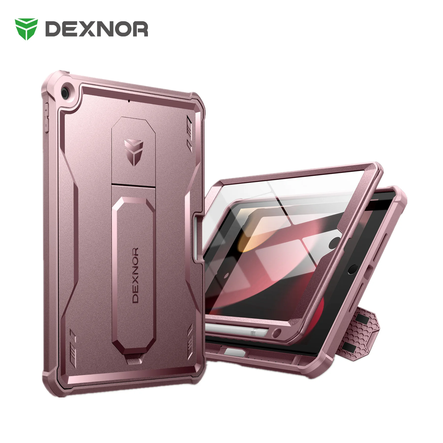 Dexnor Resistente à Prova de Choque Protetora Titular sem Construído em Protetor de Tela Heavy Duty Apto para Samsung Galaxy Tab a8 105 Case
