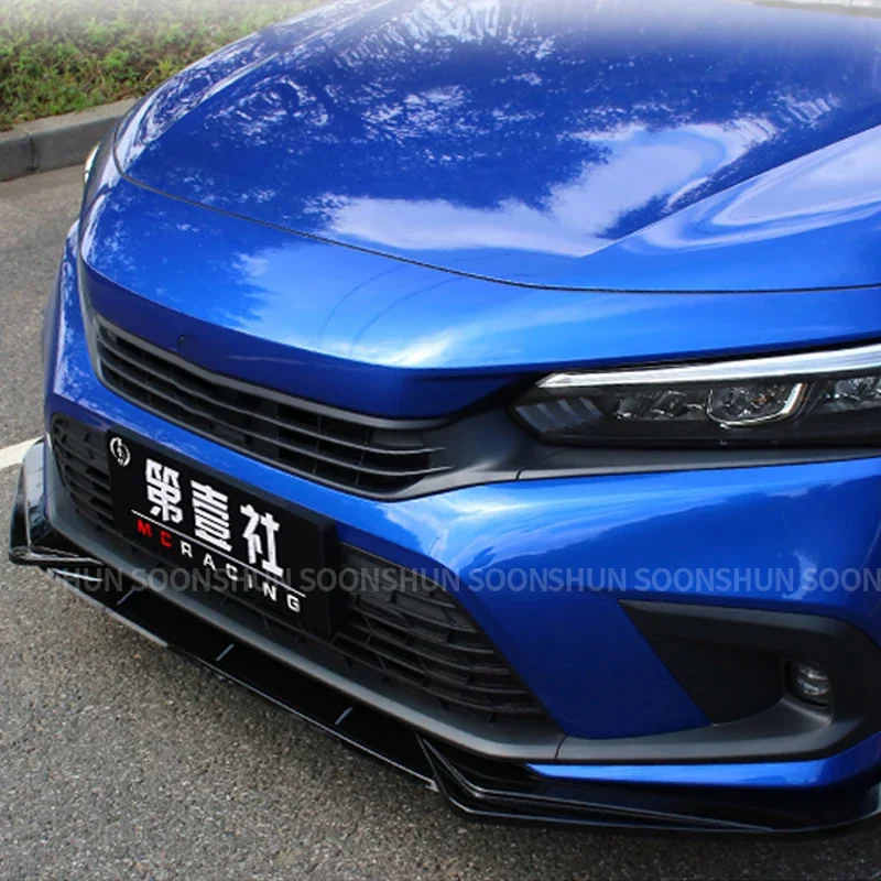 

Car Protection front shovel front bar For Honda Civic FL8 2022 2023 Front Spoiler Exterior Accessories