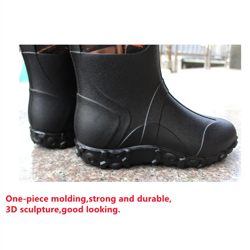 Men's Outdoor Anti-Water Shoes Durable Jungle Sports Hunting Fishing High Boots Breathable Anti-Slip Upstream Shoes Water