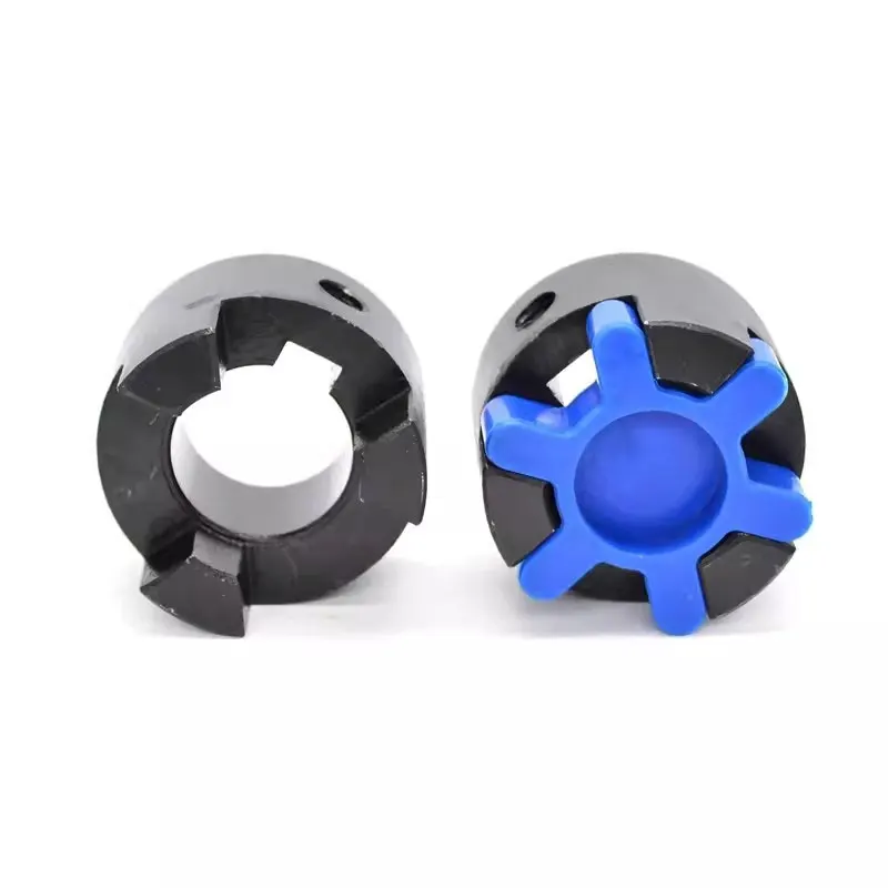 Flexible coupling shaft coupler shaft connector rigid shaft coupler L075 D44.5L51 Three Jaw Coupling Inner Hole 10/12/14/15/16/17/18/20/22/24/25 Plum-Coulper Servo Motor/Star Coupling High Torque