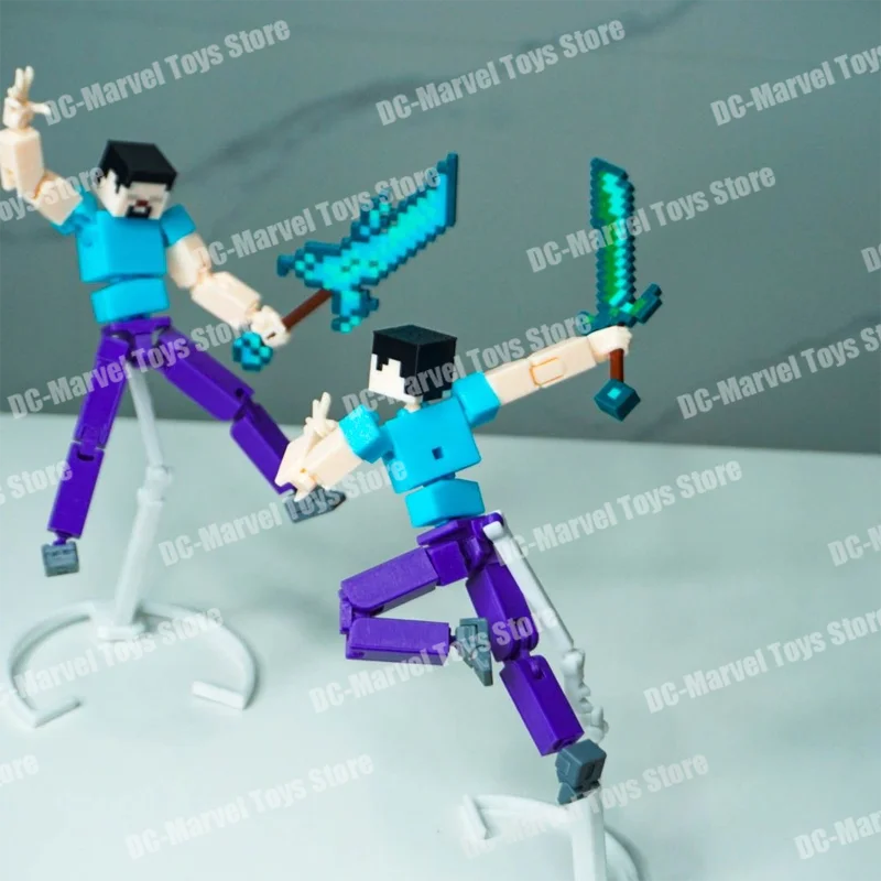 Фигурки Minecraft Steve Bandai | AliExpress