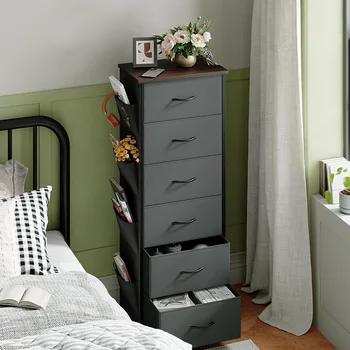 Tall 6-Drawer Fabric Dresser 2