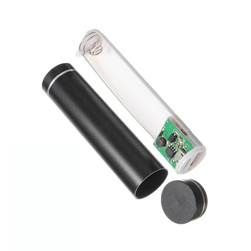 Metal Power Bank DIY Kit Storage Case Box 1X 18650 Battery 5V 1A USB External Charger smart phone