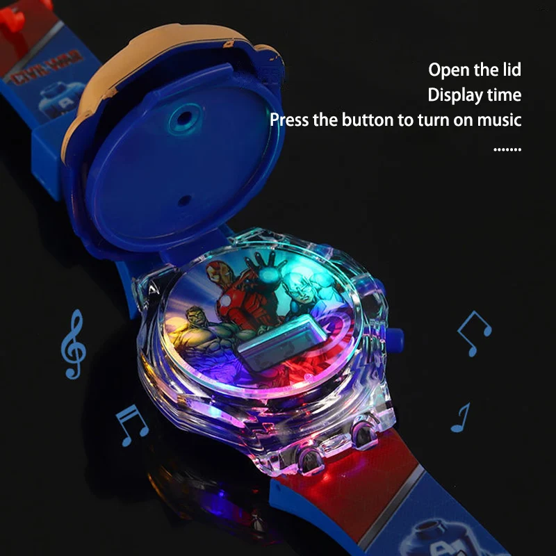 Kids Flashing Cartoon Watch 4