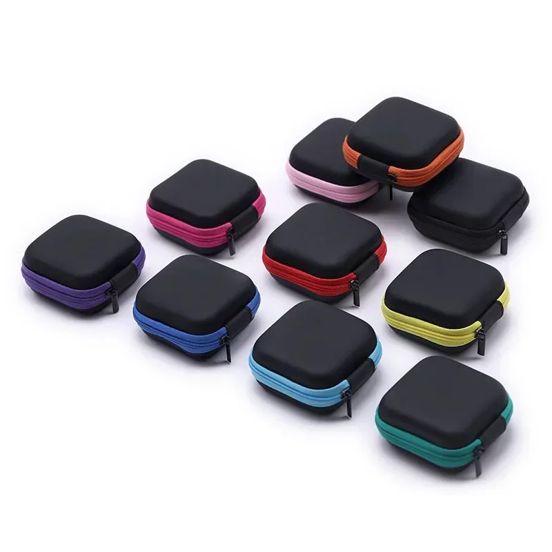 Multifunctional Coin Purse Earphone Case Waterproof Storage Box for Headphones USB Cable SD Card Key Money coin purse card wallet coin wallet change bag earbuds storage bag