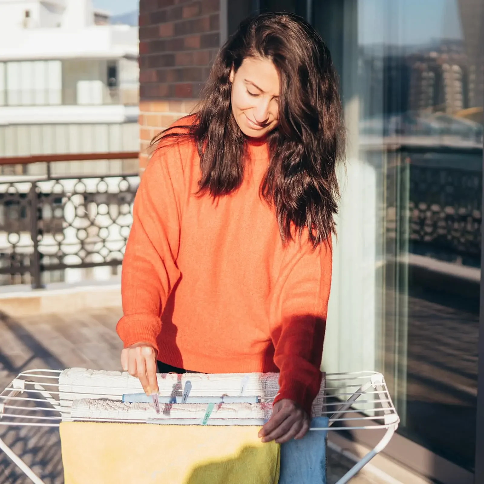 Description Picture 6 of itemPlastic Clothes Pins Laundry Clips, Colorful Clothespins,2 inch Small Clothes Pin with Clothespin Bag,Clothespins for Hanging