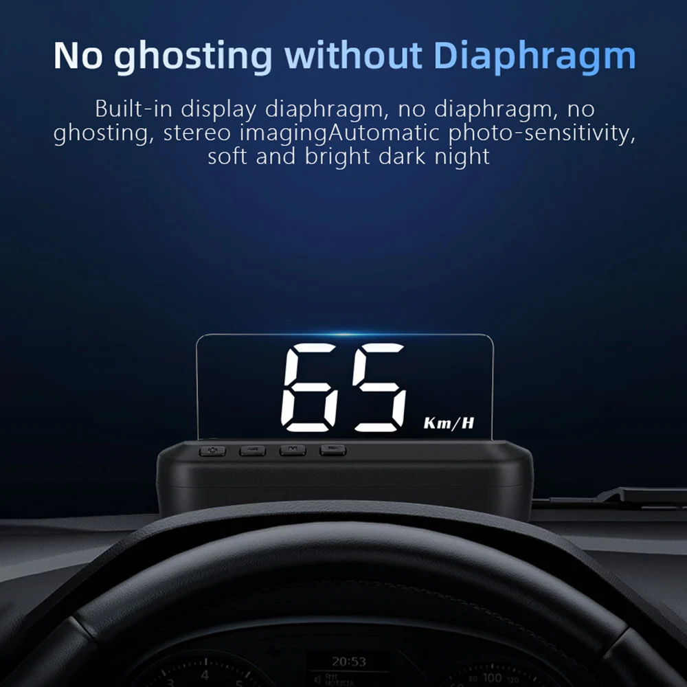 ڵ HUD C100-HUD OBD2 II EUOBD  ÷, RPM   ڵ   ˶,   ý 