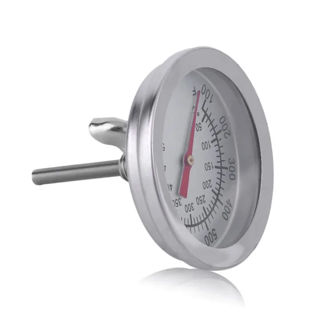 400°C Oven Cook Thermometer Stainless Steel Temperature Gauge Mini BBQ Food  Meat Thermometers Grill Gauge For Home Kitchen Food - AliExpress