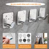 4pc/2pc bathroom clothes hooks, adhesive wall hooks, stainless steel towel racks, bathroom kitchen hardware, multi-purpose hooks 2